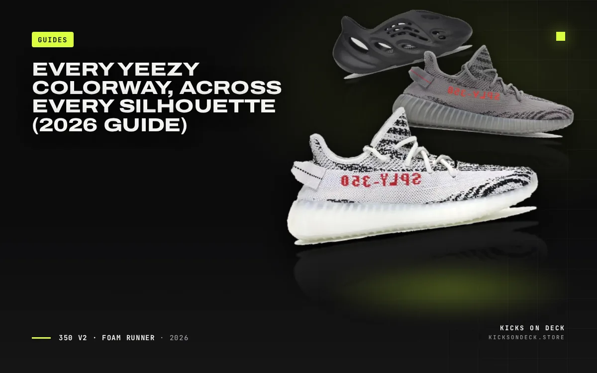 Every Yeezy Colorway, Across Every Silhouette (2026 Guide)
