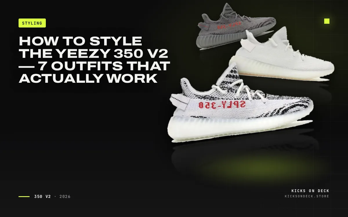 How to Style the Yeezy 350 V2 — 7 Outfits That Actually Work