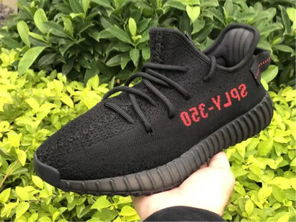 REP VERSION: Black Red Yeezy Boost 350 V2-Running Shoes-KicksOnDeck