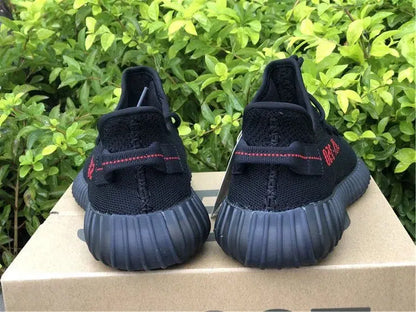 REP VERSION: Black Red Yeezy Boost 350 V2-Running Shoes-KicksOnDeck