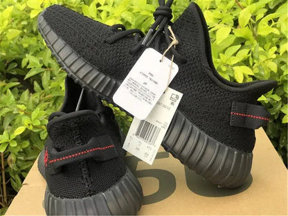 REP VERSION: Black Red Yeezy Boost 350 V2-Running Shoes-KicksOnDeck