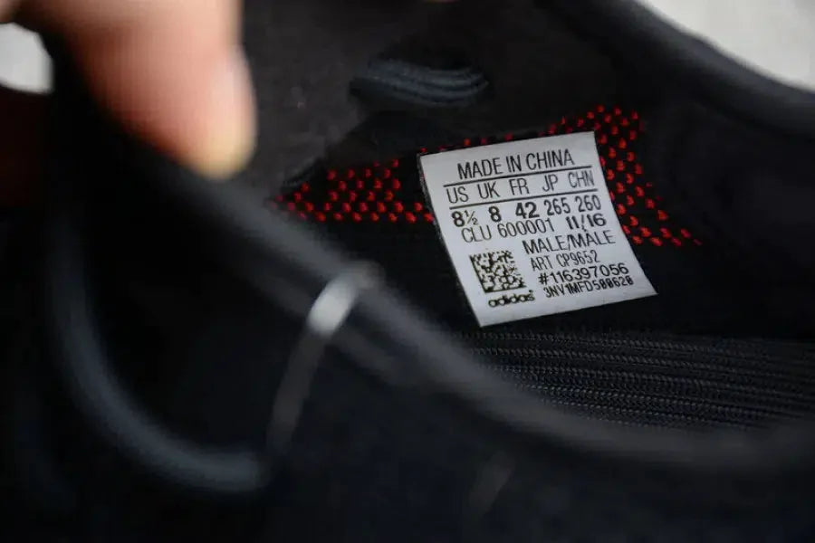 REP VERSION: Black Red Yeezy Boost 350 V2-Running Shoes-KicksOnDeck