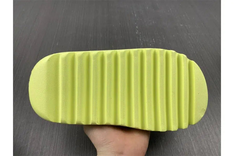 REP VERSION: Glow Green Yeezy Slide-Shoes-KicksOnDeck