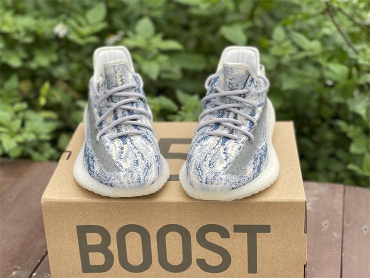 REP VERSION: MX Frost Blue Yeezy Boost 350 V2-Running Shoes-KicksOnDeck