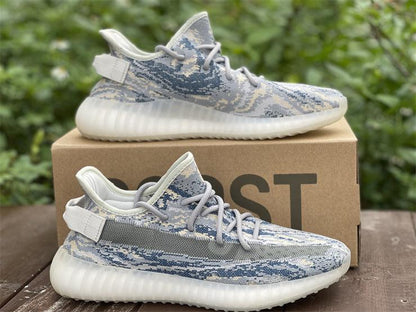 REP VERSION: MX Frost Blue Yeezy Boost 350 V2-Running Shoes-KicksOnDeck