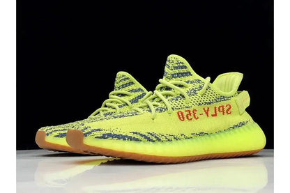 REP VERSION: Semi Frozen Yellow Yeezy Boost 350 V2-Running Shoes-KicksOnDeck