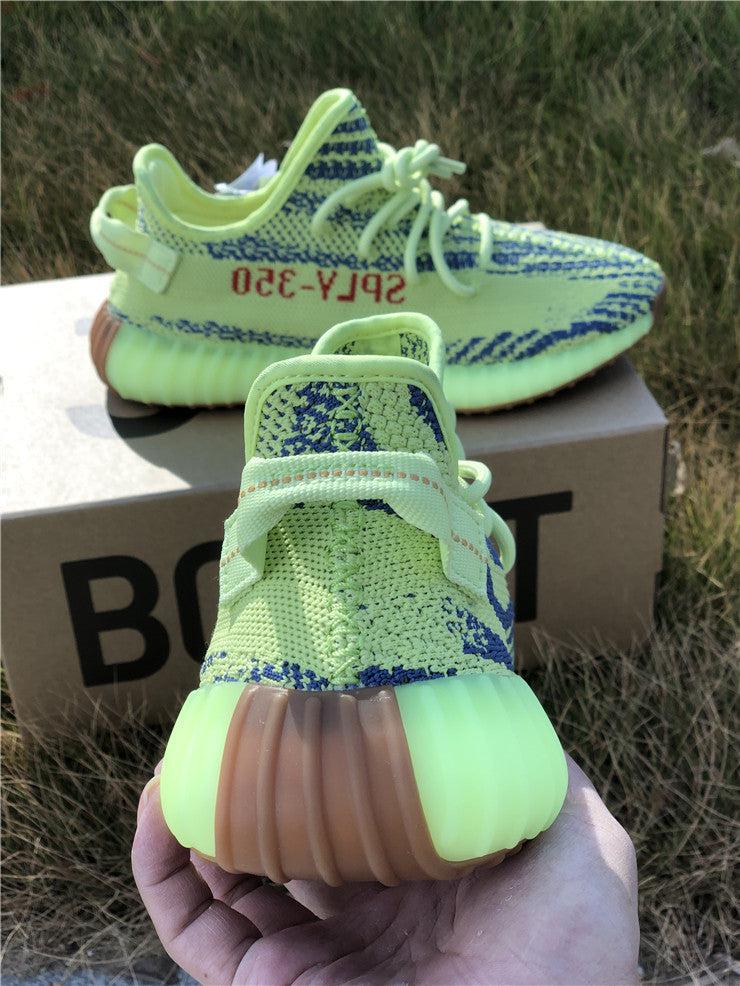 REP VERSION: Semi Frozen Yellow Yeezy Boost 350 V2-Running Shoes-KicksOnDeck