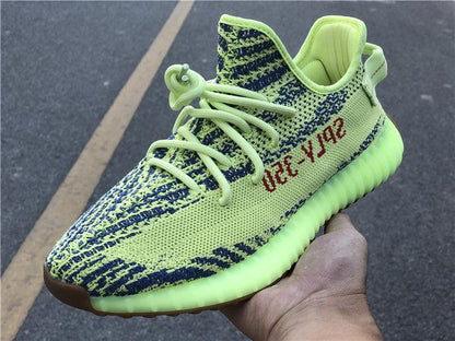 REP VERSION: Semi Frozen Yellow Yeezy Boost 350 V2-Running Shoes-KicksOnDeck