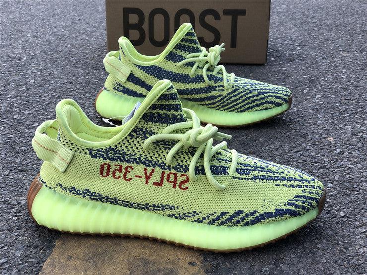 REP VERSION: Semi Frozen Yellow Yeezy Boost 350 V2-Running Shoes-KicksOnDeck