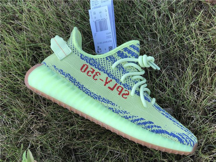 REP VERSION: Semi Frozen Yellow Yeezy Boost 350 V2-Running Shoes-KicksOnDeck