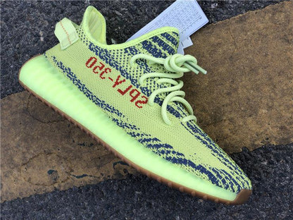 REP VERSION: Semi Frozen Yellow Yeezy Boost 350 V2-Running Shoes-KicksOnDeck