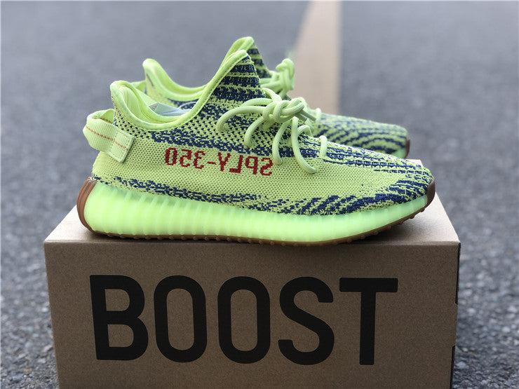 REP VERSION: Semi Frozen Yellow Yeezy Boost 350 V2-Running Shoes-KicksOnDeck