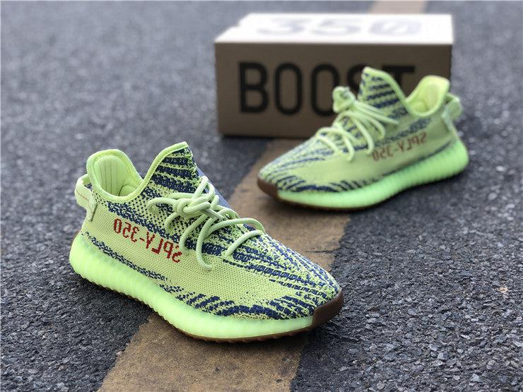 REP VERSION: Semi Frozen Yellow Yeezy Boost 350 V2-Running Shoes-KicksOnDeck