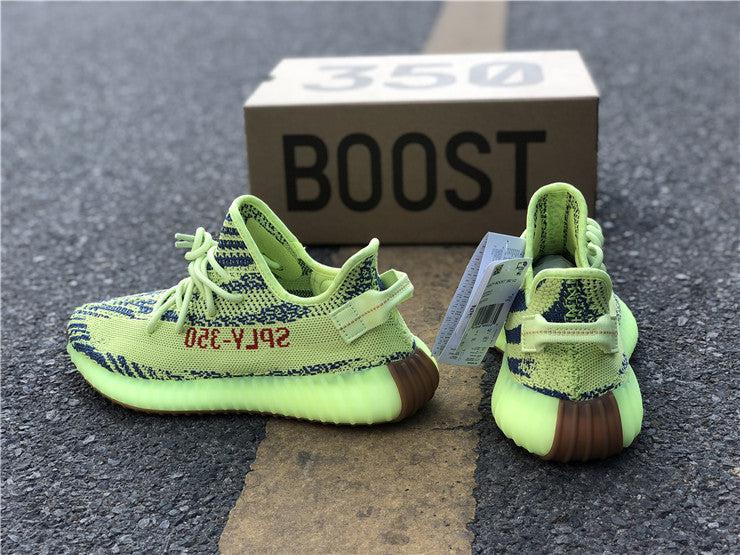 REP VERSION: Semi Frozen Yellow Yeezy Boost 350 V2-Running Shoes-KicksOnDeck