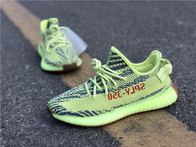 REP VERSION: Semi Frozen Yellow Yeezy Boost 350 V2-Running Shoes-KicksOnDeck