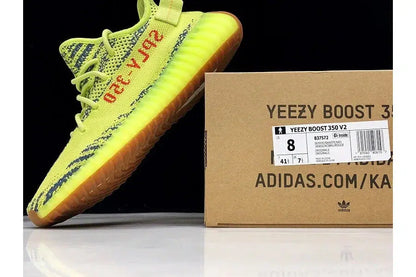 REP VERSION: Semi Frozen Yellow Yeezy Boost 350 V2-Running Shoes-KicksOnDeck