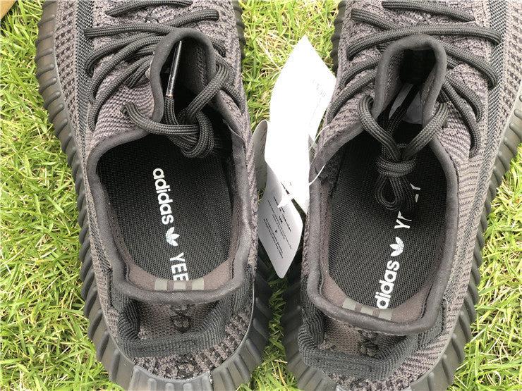 REP VERSION: Static Black Reflective Yeezy Boost 350 V2-Running Shoes-KicksOnDeck