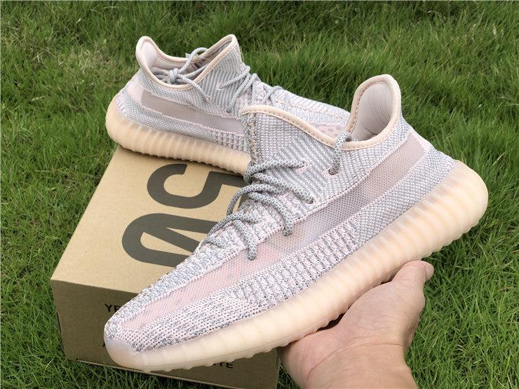 REP VERSION: Synth (Reflective) Yeezy Boost 350 V2-Running Shoes-KicksOnDeck