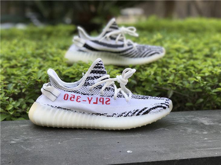 REP VERSION: Zebra Yeezy Boost 350 V2-Running Shoes-KicksOnDeck