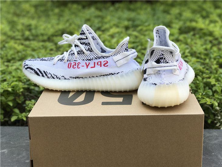 REP VERSION: Zebra Yeezy Boost 350 V2-Running Shoes-KicksOnDeck