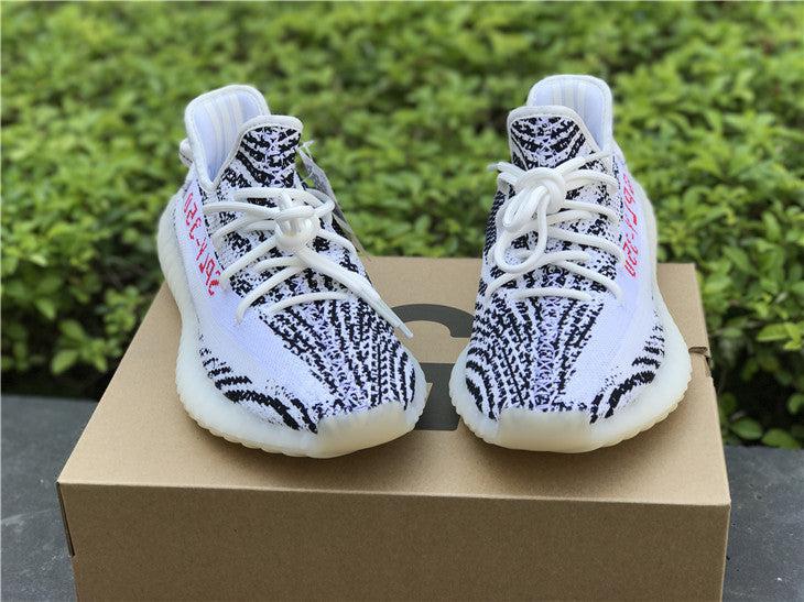 REP VERSION: Zebra Yeezy Boost 350 V2-Running Shoes-KicksOnDeck