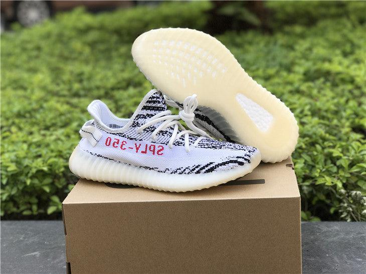 REP VERSION: Zebra Yeezy Boost 350 V2-Running Shoes-KicksOnDeck